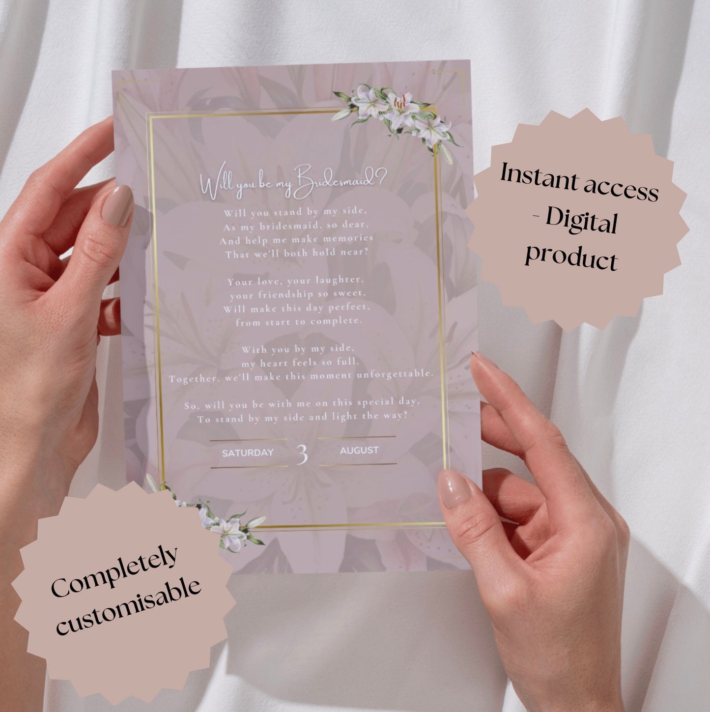 Lily - Bridesmaid Invitation